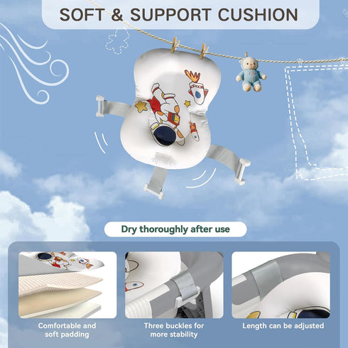 LAUJIA (0-24 Collapsible Baby Bathtub for Newborn to Toddler Months), Portable Baby Bath Tub for Travel, Newborn