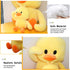 AIXINI 11.8inch Plush Duck Stuffed Animal, Soft Yellow Duckling Duckie, Funny Cuddly Gifts