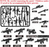 Ulanlan Pack 6 80 Military Weapons Guns and Accessories for Minifigures, Custom Military War Gears Building Blocks Toy