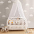 LOAOL Kids Bed Canopy with Lace Hanging Canopy Net for Baby Crib