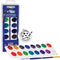 Prang Washable Semi-Moist 16 Classic Colors, 1 Brush, 41% More Paint