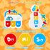 5PCS 0-18 Baby Sensory Toys - Baby Rattle Teething Toys Kits with Music, Infant Newborn Montessori Toys for Boys Girls