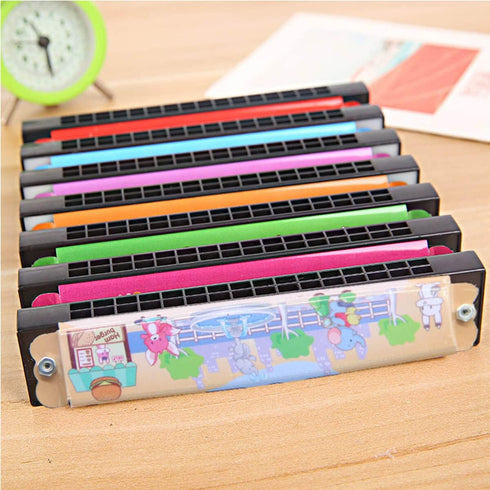 Kids Harmonica Party Favors - 12Pcs Harmonicas for Kids Musical Instrument Gift for Birthday Party