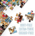 Funny Dog Puzzle Beach Dogs 1000 Pieces for Adults, Animal Jigsaw Puzzles for Vacation, Holiday Puppy Bulldog Decor