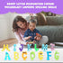 Alphabet Letters Learning Suction Toys: ABC Silicone Baby Bath Toys for Toddlers 1-3, Educational Montessori Sensory