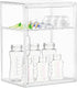 Baby Bottle Storage Organizer for Countertop Cabinet, 2 Tiers Nursery Clear Acrylic