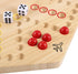30Pcs Wahoo Board Game Replacement Marbles, 6 Colors, 6 Dices, and 1 Storage Bag for Aggravation Game (14MM)