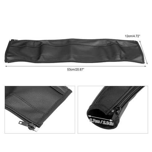 Baby Stroller Handle Covers, Waterproof PU Leather Armrest Handle Sleeve Cover for Infant Toddler Pram