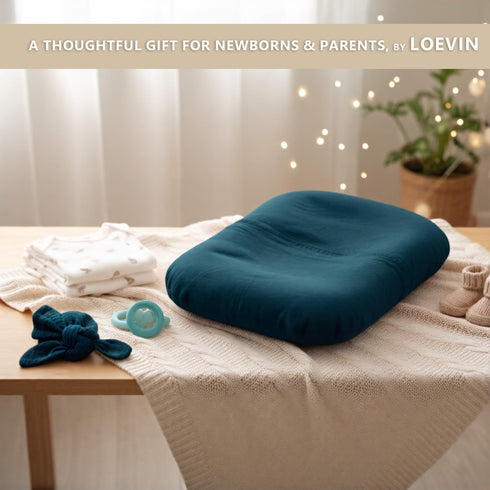0-12 Baby Lounger for Newborn,Baby Play Mat Soft Cotton for Playtime & Sitting,Flat Babies Essentials Gifts Awake-Time
