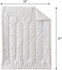 Joyreap 4 Set Set, Piece Cotton Toddler Bedding for Girls, Flower Stripes Boho Design, Soft Breathable Cotton Toddler