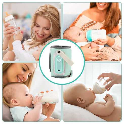 Generic Travel Bottle Warmer,USB Powered Heating Sleeve | Kids Fast Night Feeding Milk Warmers | for Kids Girls Boys