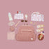 Backpack Backpack, Small Purse,Mini Diaper Bag Personal Item Travel Bag for Vacation with Multiple Straps(Dusty Rose)
