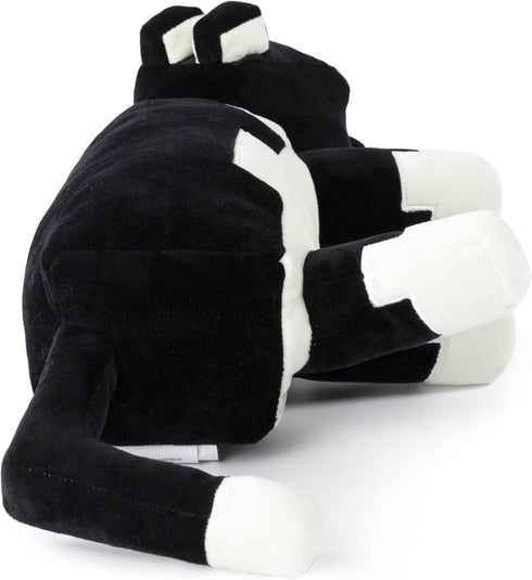 Minecraft 18 Inch Tuxedo Cat Plush Pillow Buddy, Super Soft Gamer Stuffed Animal