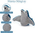 6 inches The Petting Zoo Manta Stingray Stuffed Animal Plushie, Gifts for Kids, Nuggetz Sealife Animals, Stingray Plush