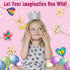 6+(14 WUBOMJIO Princess Fairy Wands Craft Kit, Kid Birthday Party Supplies Make Your Own Magic Wands Include Unfinished