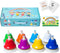 Desk Bells, Rainbow Diatonic Hand Bells for Kids with 17 Songbook & Musical Flash Cards, Toddler Learning Toys