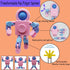 DUOBAOJIA 8 Pack Pop Fidget Spinner, Deformable Fidget Spinners for Kids, Wacky Tracks Fidget Toys, DIY Chain Robot