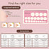 Nipple Rulers, Flange Inserts Sizing Measurement Tool for Breast Pump, Soft Silicone Flange Size Measure, Nipple