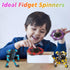 Transformable Fidget Spinners 2 Pcs, Stress Relief Sensory Toys for Kids and Adults, Fingertip Gyros for Boys and Girls.