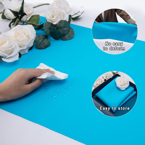 Countertop (23.62x15.75 inches) Extra Large Silicone Craft Mat for Kids, Large Silicone Sheet for Crafts, Kitchen