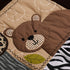 CribMATE 1 Nursery Crib Quilted Comforter PC Baby Girl Baby Boy Crib Quilt/Comforter Baby Gift Idea (Forest Animal
