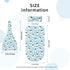 zhedongsj Set, Penguin Swaddle Blanket with Hat and Bow Swaddling Sack Shower Gift,Winter Penguin Baby Items Stuff