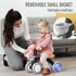 1 12-24 Umatoll Colorful Lighting Baby Balance Bike Toys for Year Old Boys Gifts, Adjustable Seat Baby Walker, One Year