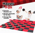 Jumbo Checkers Set with Storage Bag, 58 Inch Mat for Outdoor & Indoor Play, Backyard Board Games for Kids Ages 5-8,