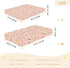 miaozhen 1 Pack 52x28 Cotton Baby Crib Sheets for Boys Girls Soft Stretchy Naughty Lakeshore Bees Fleur Harris Toddler