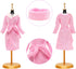 23 6 Sets 3 8 11.5 inch Pcs Doll Clothes and Accessories Including Bathrobes Pajamas, Towels, Headband, Slippers
