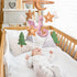 Pack Dragon Baby Mobile, Forest Mobile for Crib, Pink Crib Mobile Girls, Nursery Mobile for Bassinet, and Play, Moon