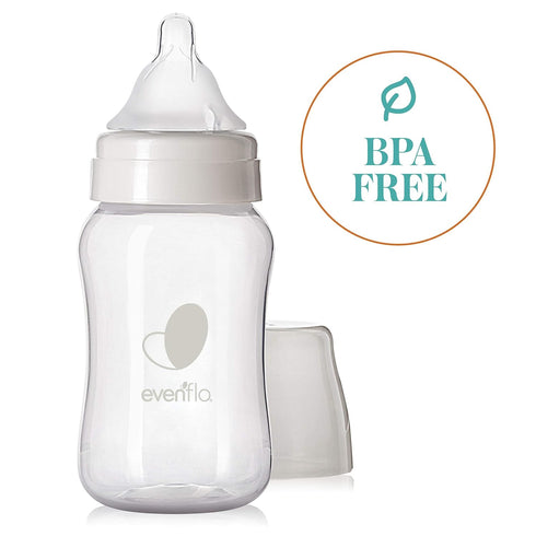 9 (Pack 6) Evenflo Feeding Premium Proflo Venting Balance Plus Wide Neck Baby, Newborn and Infant Bottles - Helps