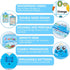 123 3-4 Electronic Interactive Double-Sided Alphabet Wall Chart, Talking ABC & & Music & Learning Poster, Educational