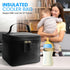 Case Concepts 4 icepack, Baby Cooler Bag for Bottles and Breastmilk, Milk, Insulated Tote