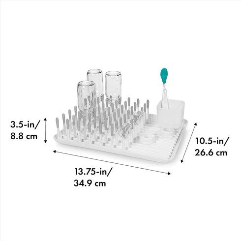Gray OXO Tot Bottle Drying Rack for Easy Drying