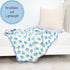 100% 6 47"x 47", LollyBanks Muslin Baby Blanket Organic Cotton, Muslin Quilt Lightweight, Toddler Blanket for Girls