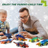 Mchochy 6 Pack Painting Dinosaur Pull Back Car Toys - DIY Kits for Kids Age 3-12, Christmas Party Favors