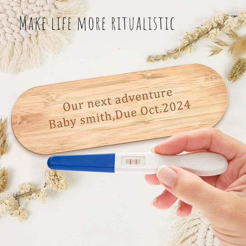 Custom Pregnancy Test Keepsake Box Personalised Pregnancy Announcement Surprise Announcement Gifts for Husband