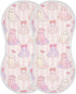 decor gift 4 Pack 22x11in Cotton Burp Cloths Muslin Soft Touch Cute Spooky Halloween Bow Ghosts Baby spit up Cloth