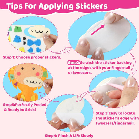 10 5-8 8-12 Funtopia Sewing Kit for Kids, Easy DIY Projects of Stuffed Animal with Guiding Book, Beginners Sewing Toys