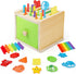 Montessori Wooden Toddler Toys for 1 Year Old, Fine Motor Skills Toys