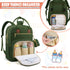 Backpack, Backpack Tenot Baby Diaper Bag Travel Diaper Bags for Girl Boy Large Capacity Baby Bag for Women Army Green