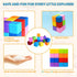 8 1.65 Inch 1 2 3 (16PCS) Large Magnetic Building Blocks in Colors, Magnet Cubes for Sensory Education, STEM Learning