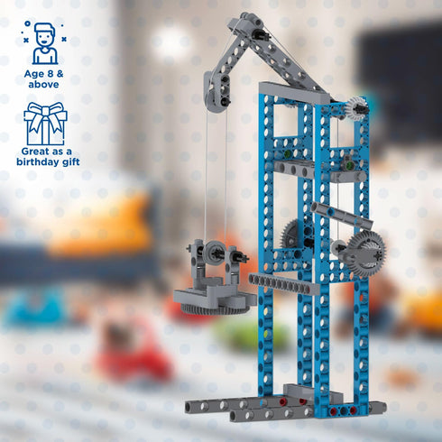 26 6 Thames & Kosmos Simple Machines Science Experiment & Model Building Kit, Introduction to Mechanical Physics, Build