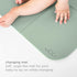 Set, Ubbi On-the-Go Diapering Gift Includes Changing Mat and Bag, Wipes Dispenser, Pacifier Holder and Bag Dispenser