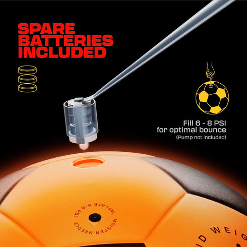 Light Up Soccer Ball, Glow in the Dark Sports Gear for Boys & Girls Ages 8-15+, Cool Night Activity Gift