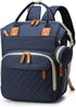 GLIXAVIA Diaper Bag Backpack with Changing Pad Large Capacity Baby Bag, 15+ Pockets,