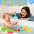 1-3 12+ 1+ 13 Zeewoo Baby Bath Toys for Kids Ages Toddler Bath Toys Mold Free Bathtub Toys for Months Pool Water Table