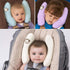 Adjustable Baby Head Neck Support, Portable Toddler Travel Pillow for Car Seat Stroller, Blue Banana Travel Headrest