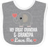inktastic My Great Grandma and Great Grandpa Love Me Baby Bib